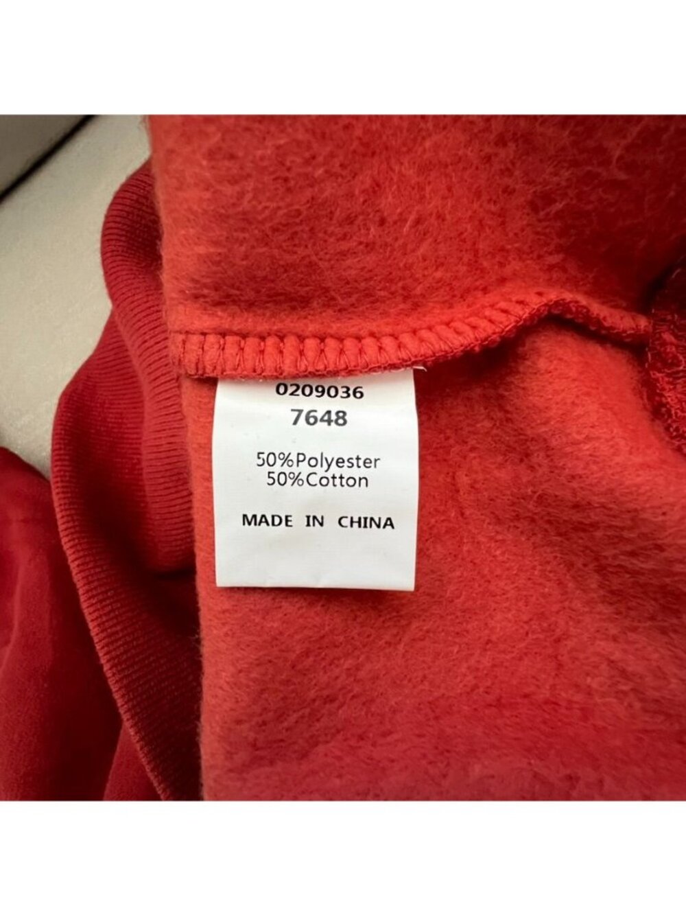 NWT Pretty Garden Brick Red Quarter-Zip Oversized Sweatshirt M Soft Cozy Preppy - Picture 6 of 9